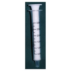 Syringe Dispenser Plastic 3mL Oral Transparent Reusable 100/Pk