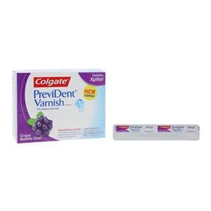 Colgate PreviDent Fluoride Varnish Unit Dose 5% NaF 0.4 mL Grape Bubblegum 50/Bx, 12 BX/CA