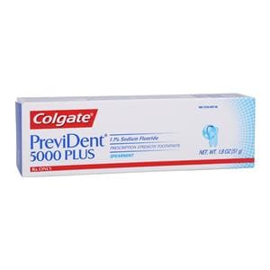 Colgate PreviDent 5000 Plus Toothpaste Gel Rx Only 1.1% NaF Spearmint 1.8oz/Tb, 12 EA/CA