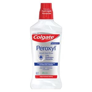 Colgate Peroxyl Mouth Sore Rinse 32 oz Mild Mint Alcohol Free 32oz/Bt