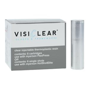 VisiClear Denture Resin Cartridge Large 6/Pk