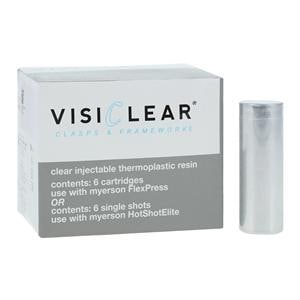 VisiClear Denture Resin Cartridge Medium 6/Pk