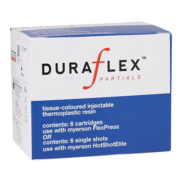 DuraFlex Denture Resin Cartridge Medium Pink Medium 6/Pk