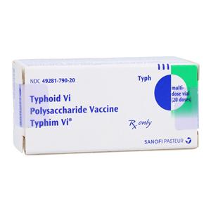 Typhim Vi Typhoid 2 Years + Injectable 25mcg/0.5mL MDV 10mL Ea