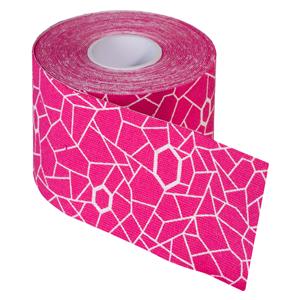 TheraBand Kinesiology Tape Elastic 2"x16.4' Pink/White Ea