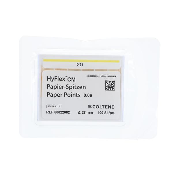 Hyflex CM Absorbent Points Size #20 0.06 100/Pk