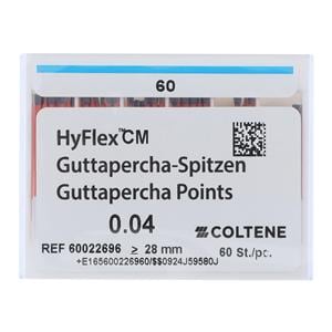 Hyflex CM Gutta Percha Points Size 60 Blue 60/Pk