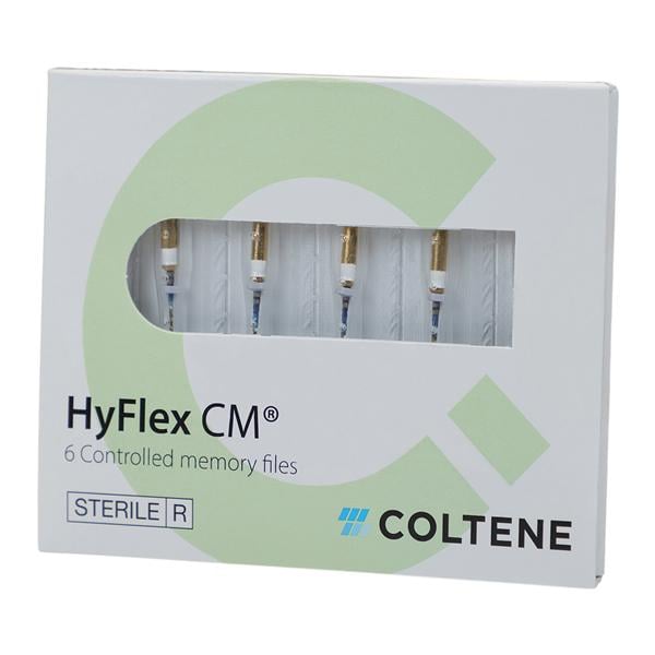 Hyflex CM Rotary File 25 mm Size 20 Nickel Titanium Yellow 0.06 6/Pk