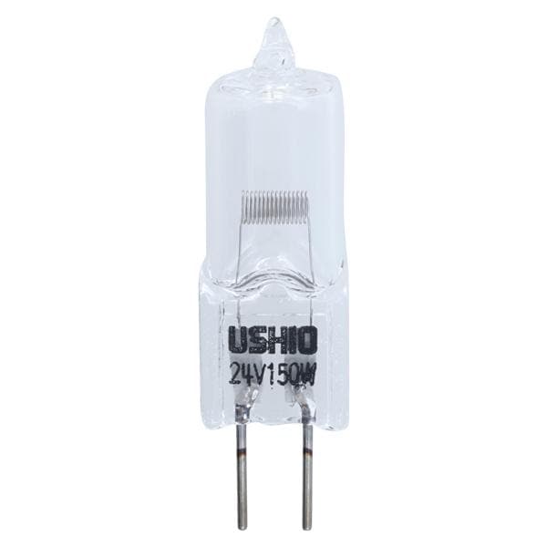 Ushio Bulb Halogen Clear G6.35 Base 24 Volt 150 Watt Ea