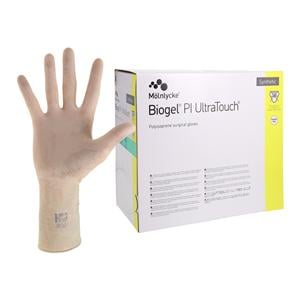 Biogel PI UltraTouch Synthetic Surgical Gloves 7 Straw, 4 BX/CA