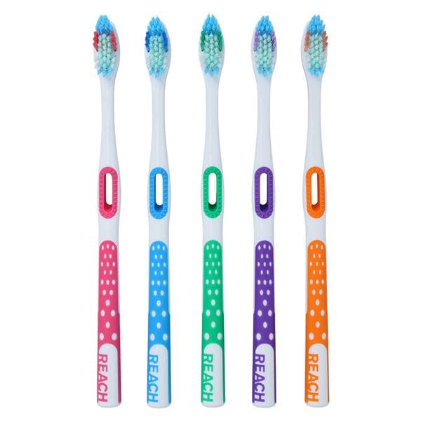 REACH Total Care Manual Toothbrush Adult Compact Soft #9223 6/Pk