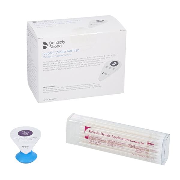 NUPRO Fluoride Varnish Unit Dose 5% NaF 0.4 Gm Grape White 50/Bx