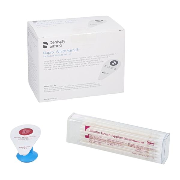 NUPRO Fluoride Varnish Unit Dose 5% NaF 0.4 Gm Raspberry White 50/Bx