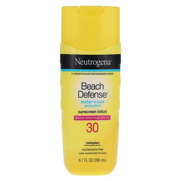 Neutrogena Beach Defense Sunscreen Lotion Body Adult 6.7oz Water Resistant Ea, 12 EA/CA