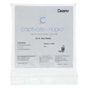 Captivate by NUPRO Tray Sheets .040" 10/Pk