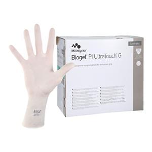 Biogel PI Ultratouch G Polyisoprene Surgical Gloves 6 Straw, 4 BX/CA