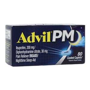 Advil PM Sleep Aid Caplets 200/38mg 80/Bt, 36 BT/CA