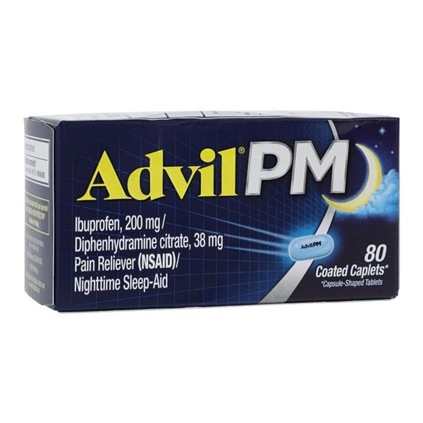 Advil PM Sleep Aid Caplets 200/38mg 80/Bt, 36 BT/CA