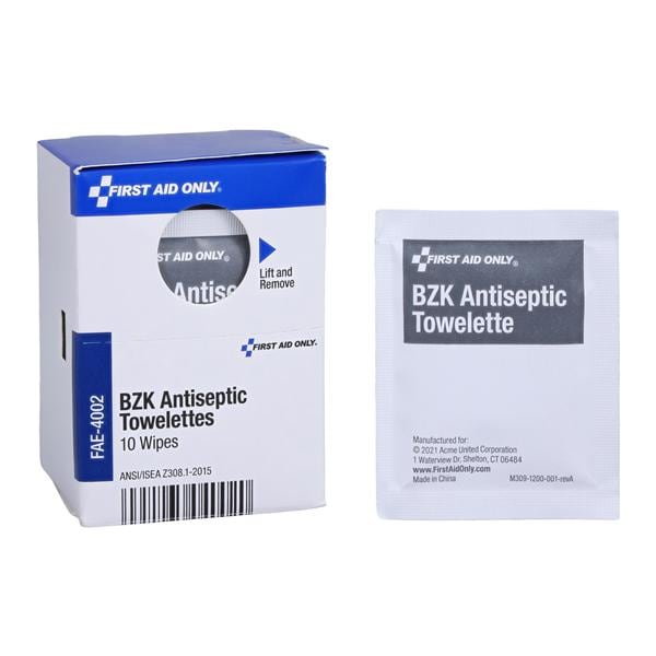 Antiseptic Wipe Benzalkonium Chloride .13%