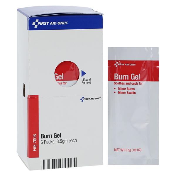 BurnAid Burn Gel 3.5gm 8oz Foil Packet 6/Bx