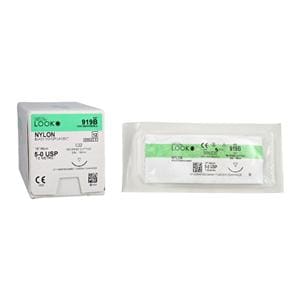 Sharpoint Suture 5-0 18" Nylon Monofilament DS-16 Black 12/Bx