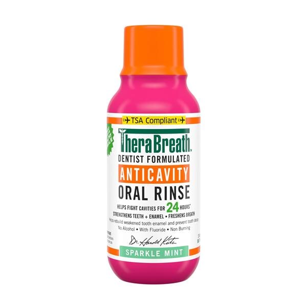 TheraBreath Sparkle Mint Mouthwash 3 oz 72/Ca