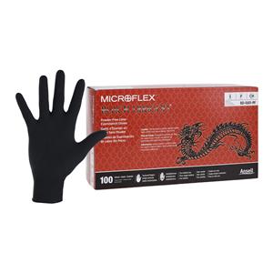 Black Dragon Exam Gloves Small Black Non-Sterile