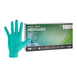 Neogard Chloroprene Exam Gloves X-Small Green Non-Sterile, 10 BX/CA