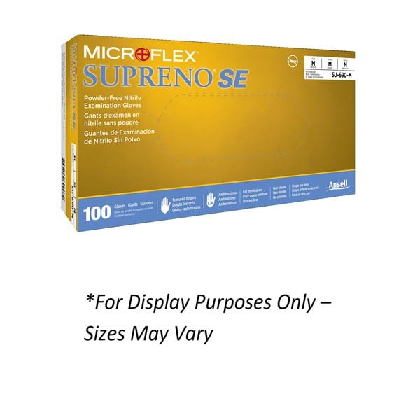 MICROFLEX Supreno SE Nitrile Exam Gloves X-Large Standard Violet Blue NS