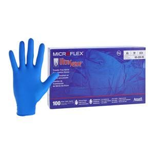 MICROFLEX UltraSense Nitrile Exam Gloves X-Small Standard Blue Non-Sterile