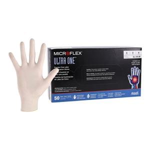 MICROFLEX Ultra One Exam Gloves Medium Extended Natural Non-Sterile