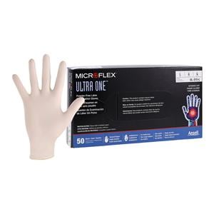 MICROFLEX Ultra One Exam Gloves Large Extended Natural Non-Sterile