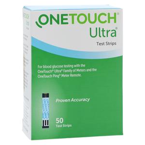 OneTouch Ultra Blood Glucose Test Strip CLIA Waived 50/Bx