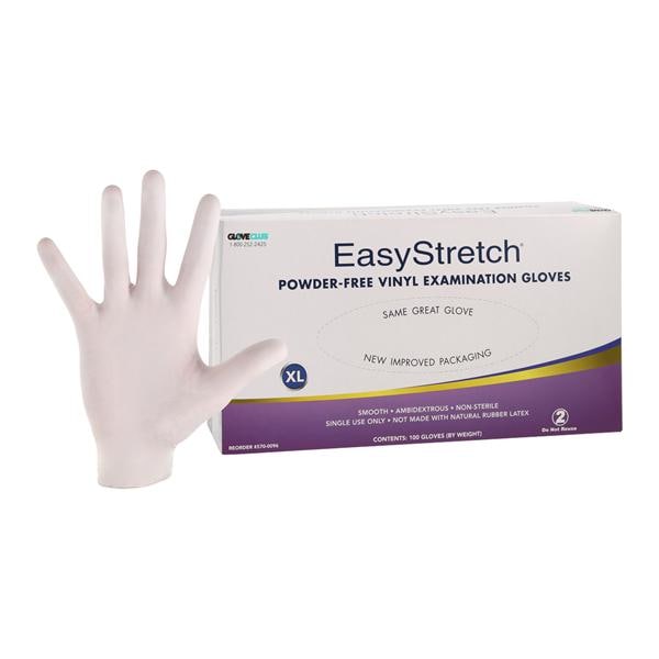 EasyStretch Vinyl Exam Gloves X-Large Non-Sterile