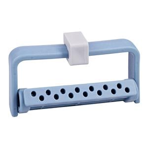 Bur Block Plastic 14 Hole Blue Ea