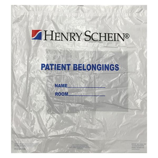 Patient Belongings Bag White Opaque 20x20x4