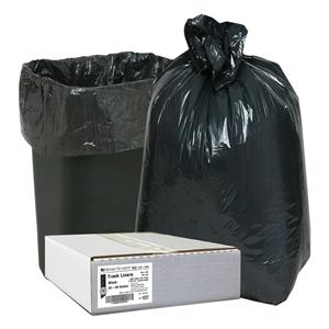 Bag Trash 20-30gal Low Density Plastic 0.39mil Bulk 30x36" Black 250/Ca