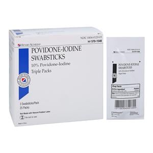 Prep Prep Swabstick Povidone-Iodine 10% 3's