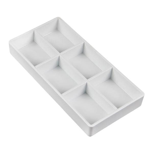 Drawer Organizer Instrument Tray 4 in x 8 in Size 20 Light Gray Ea