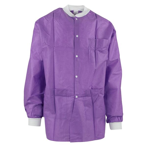 Maxi-Gard Protective Jacket SMS Medium Purple 10/Pk