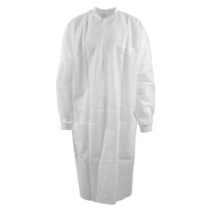 Maxi-Gard Protective Lab Coat SMS X-Large White 10/Pk