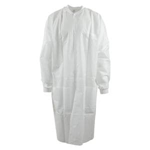 Maxi-Gard Protective Lab Coat SMS Small White 10/Pk