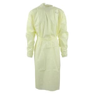 Isolation Gown AAMI Level 2 SMS X-Large Yellow 10/Bg