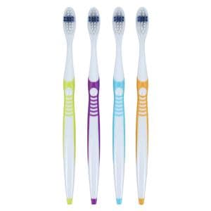 Acclean Toothbrush Adult 33 Tuft Compact 4 Colors 72/Bx