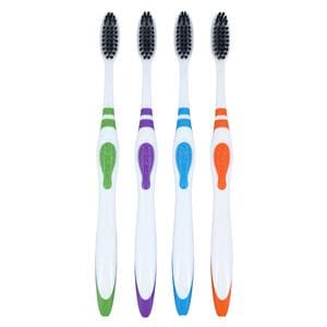 Acclean Toothbrush Adult 37 Tuft Compact 3 Colors 72/Bx