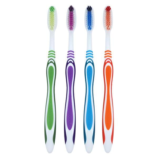 Acclean Toothbrush Adult 42 Tuft Compact 4 Colors 72/Bx