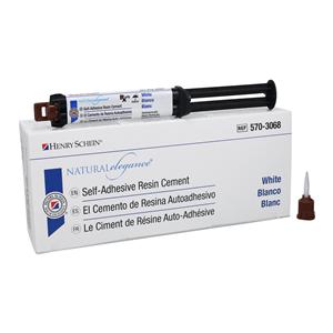 Resin Cement Resin-Based Automix Permanent Cement White Opaque Syringe Kit Ea