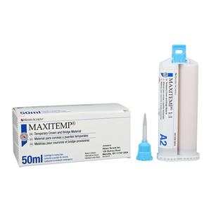 MaxiTemp Material 50 mL Shade A2 Cartridge Kit