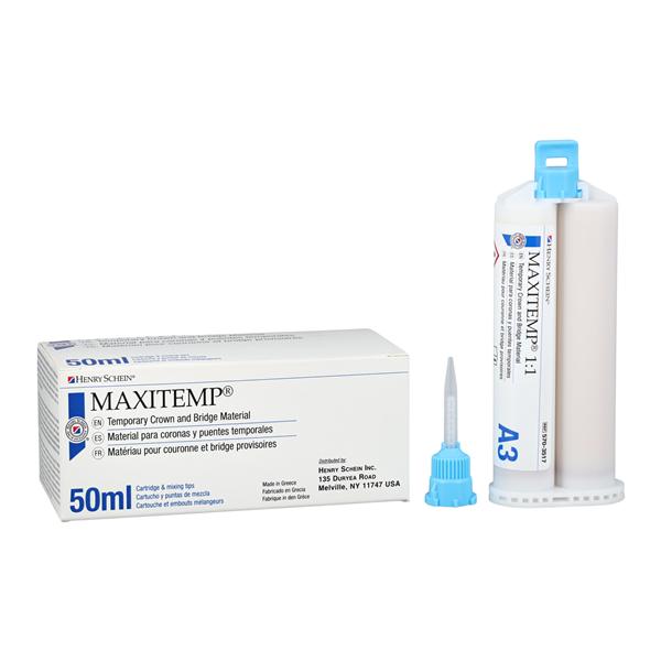 MaxiTemp Material 50 mL Shade A3 Cartridge Kit