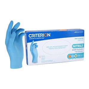 Criterion Nitrile Exam Gloves Large 230mm Blue Non-Sterile, 20 BX/CA